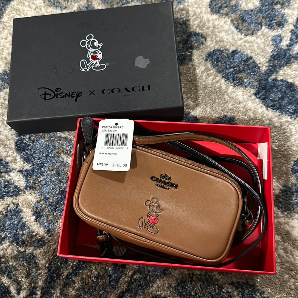 Disney x Coach Crossbody Saddle Bag- NWT